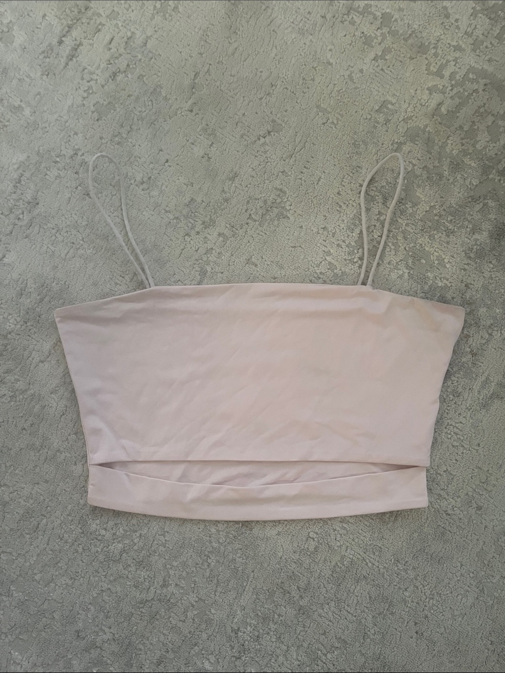 Baby Pink Cropped Tank